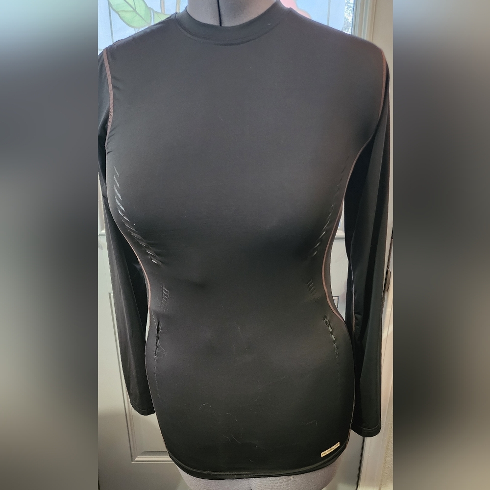 Tek Gear Performance Black Long Sleeve Top